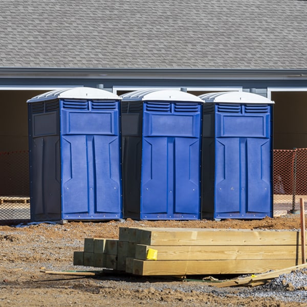 what is the cost difference between standard and deluxe porta potty rentals in Palmyra